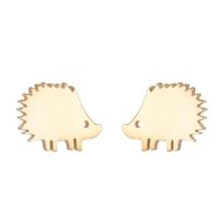 Simple Style Animal Stainless Steel Hollow Out Ear Studs 1 Pair sku image 25