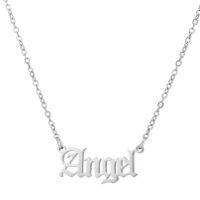 1 Piece Fashion Letter Stainless Steel Plating Pendant Necklace main image 2