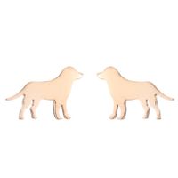 Simple Style Animal Stainless Steel Hollow Out Ear Studs 1 Pair sku image 23