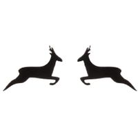 Simple Style Animal Stainless Steel Hollow Out Ear Studs 1 Pair sku image 36