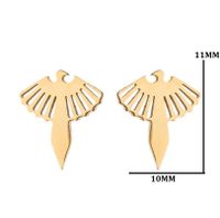 Women's Simple Style Animal Stainless Steel No Inlaid Ear Studs Stainless Steel Earrings sku image 15