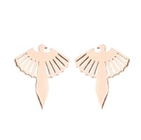 1 Pair Fashion Animal Owl Stainless Steel Plating Ear Studs sku image 11