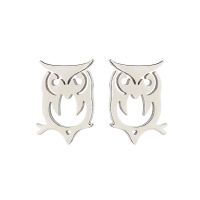 Women's Simple Style Animal Stainless Steel No Inlaid Ear Studs Stainless Steel Earrings sku image 2