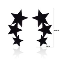 Women's Simple Style Korean Style Geometric Stainless Steel No Inlaid Ear Studs Stainless Steel Earrings sku image 32