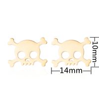 Women's Simple Style Geometric Snowflake Stainless Steel No Inlaid Ear Studs Stainless Steel Earrings sku image 27