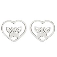 1 Pair Fashion Butterfly Stainless Steel Plating Ear Studs sku image 5