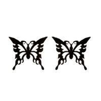 Women's Simple Style Butterfly Stainless Steel No Inlaid Ear Studs Plating Stainless Steel Earrings main image 2