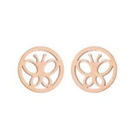 1 Pair Simple Style Solid Color Stainless Steel Plating Gold Plated Ear Studs sku image 16