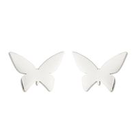 1 Pair Fashion Butterfly Stainless Steel Plating Ear Studs sku image 9