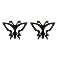 1 Pair Fashion Butterfly Stainless Steel Plating Ear Studs sku image 21