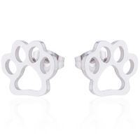 Women's Simple Style Geometric Stainless Steel No Inlaid Ear Studs Stainless Steel Earrings sku image 11