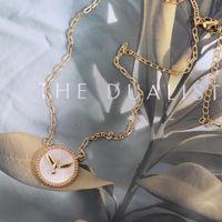 Peace Dove Fritillary Necklace Diamond-embedded Copper Special Interest Light Luxury Special-interest Design Ins Hot Selling European And American Electroplated Pendant Necklace main image 4
