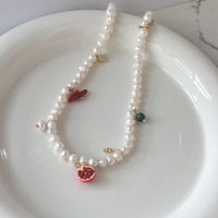 Women's Vacation Fruit Imitation Pearl Pearl Necklace Beaded main image 5