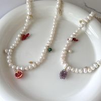 Women's Vacation Fruit Imitation Pearl Pearl Necklace Beaded main image 1