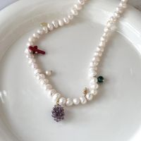 Women's Vacation Fruit Imitation Pearl Pearl Necklace Beaded main image 4