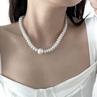 Frau Einfacher Stil Geometrisch Imitationsperle Perle Halskette Perlen main image 5