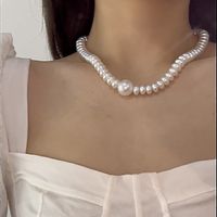 Women's Simple Style Geometric Imitation Pearl Pearl Necklace Beaded sku image 1