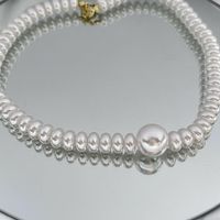 Frau Einfacher Stil Geometrisch Imitationsperle Perle Halskette Perlen main image 2