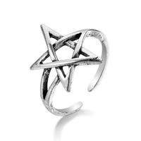 European And American Exaggerated Animal Ring Alloy Distressed Joint Ring Cross-border Metal Open Ring Frog Snake-shaped sku image 5