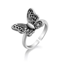 European And American Exaggerated Animal Ring Alloy Distressed Joint Ring Cross-border Metal Open Ring Frog Snake-shaped sku image 2
