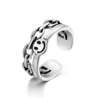 European And American Exaggerated Animal Ring Alloy Distressed Joint Ring Cross-border Metal Open Ring Frog Snake-shaped sku image 6