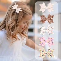 Girl's Cute Sweet Bow Knot Sequin Sequin Hair Clip main image 6