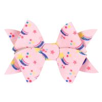 Girl's Cute Sweet Bow Knot Sequin Sequin Hair Clip sku image 4
