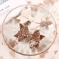 Girl's Cute Sweet Bow Knot Sequin Sequin Hair Clip main image 3