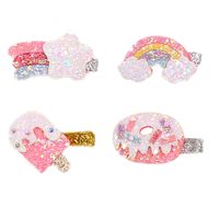 Kid's Cute Rainbow Sequin Sequins Hair Clip main image 2