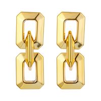 Metall Ketten Ohrringe, Europäische Und Amerikanische Neue Unregelmäßige Grenz Überschreitende Neue Ohrringe, Einfache Und Personal Isierte Metall Ohrringe, Vielseitig sku image 8