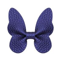 Kid's Sweet Solid Color Bow Knot Cloth Hair Clip sku image 3
