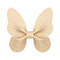 Kid's Sweet Solid Color Bow Knot Cloth Hair Clip sku image 12