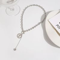 Frau Mode Geometrisch Legierung Halskette Überzug Halsketten sku image 9