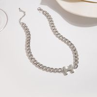 Frau Mode Geometrisch Legierung Halskette Überzug Halsketten sku image 4