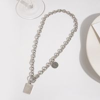 Frau Mode Geometrisch Legierung Halskette Überzug Halsketten sku image 7