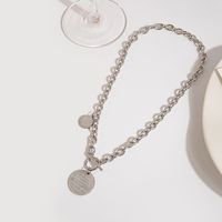 Frau Mode Geometrisch Legierung Halskette Überzug Halsketten sku image 8