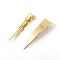 Simple Style Triangle Alloy Plating No Inlaid Hair Clip 1 Piece main image 8