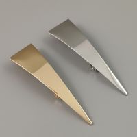 Simple Style Triangle Alloy Plating No Inlaid Hair Clip 1 Piece main image 1
