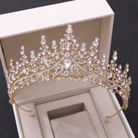 Fashion Crown Alloy Diamond Artificial Rhinestones sku image 2
