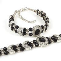 Vintage-stil Ethnischer Stil Geometrisch Mond Legierung Perlen Armbänder sku image 4