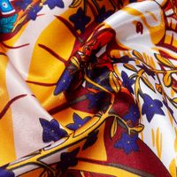 Women's Elegant Fashion Printing Satin Printing Silk Scarves main image 5