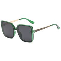 Unisex Casual Basic Fashion Solid Color Resin Square Sunglasses sku image 2