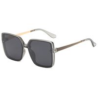 Unisex Casual Basic Fashion Solid Color Resin Square Sunglasses main image 2