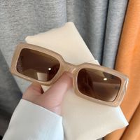 Unisex Casual Fashion Solid Color Ac Square Sunglasses main image 3