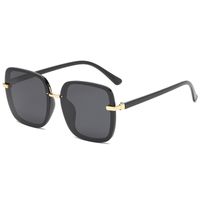 Unisex Retro Fashion Solid Color Resin Square Sunglasses sku image 3