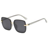 Unisex Retro Fashion Solid Color Resin Square Sunglasses sku image 5