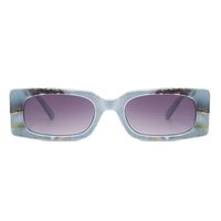 Unisex Retro Mode Solide Farbe Pc Quadratische Sonnenbrille sku image 4