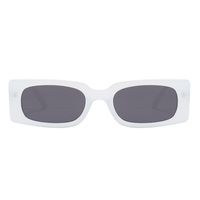 Unisex Retro Fashion Solid Color Pc Square Sunglasses sku image 9
