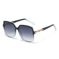 Unisex Fashion Gradient Color Pc Square Sunglasses sku image 1