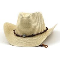 Unisex Cowboy Style Devil's Eye Curved Eaves Floppy Hat main image 2